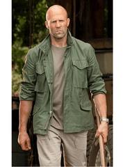 Deckard Shaw Hobbs & Shaw Green Cotton Jacket