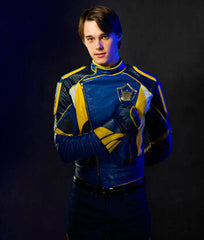 Descendants 3 Mitchell Hope Blue Leather Jacket