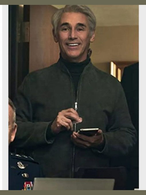 Don’t Look Up Peter Isherwell Suede Jacket