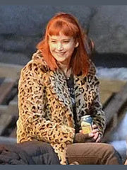 Don’t Look Up Kate Dibiasky Leopard Jacket