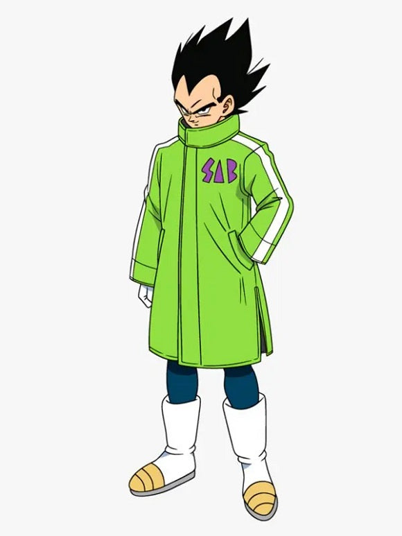 Dragon Ball Super Goku & Broly Green Vegeta Coat