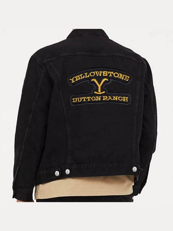 Yellowstone Denim Black Jacket