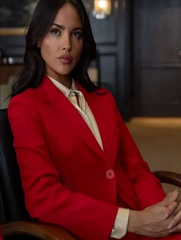 In the Grey 2026 Eiza González Red Blazer