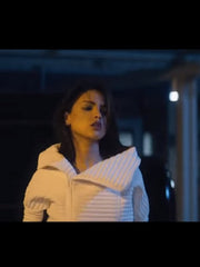 Bloodshot Eiza Gonzalez White Jacket