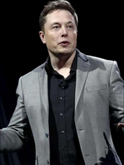 Elon Musk Grey Blazer