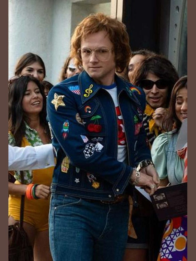 Taron Egerton Rocketman Denim Jacket