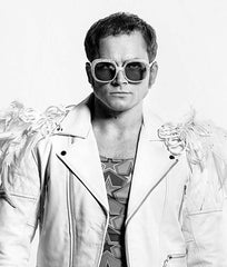 Rocketman Elton John White Leather Jacket