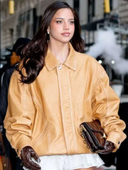 NYFW Emilia Mernes Leather Jacket