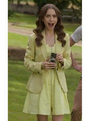 Emily Cooper Emily In Paris S02 Yellow Blazer
