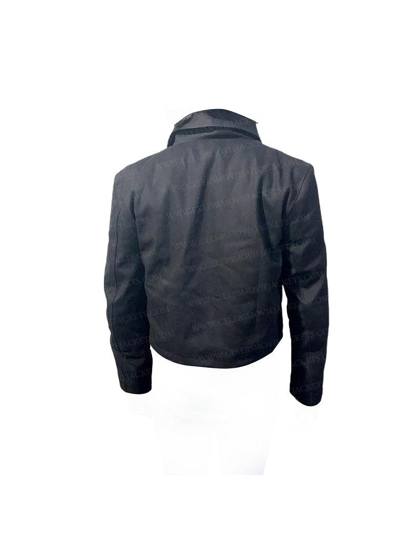 Emily In Paris Lily Collins HBA Logo Jacket