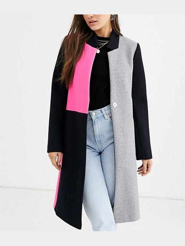 Emily Cooper Emily In Paris Color Block Coat