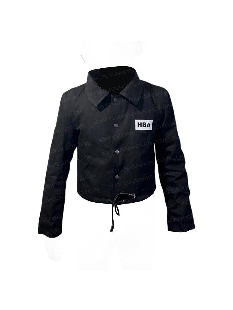 Emily In Paris Lily Collins HBA Logo Jacket