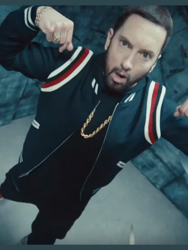 Eminem’s Godzilla Blue Bomber Jacket