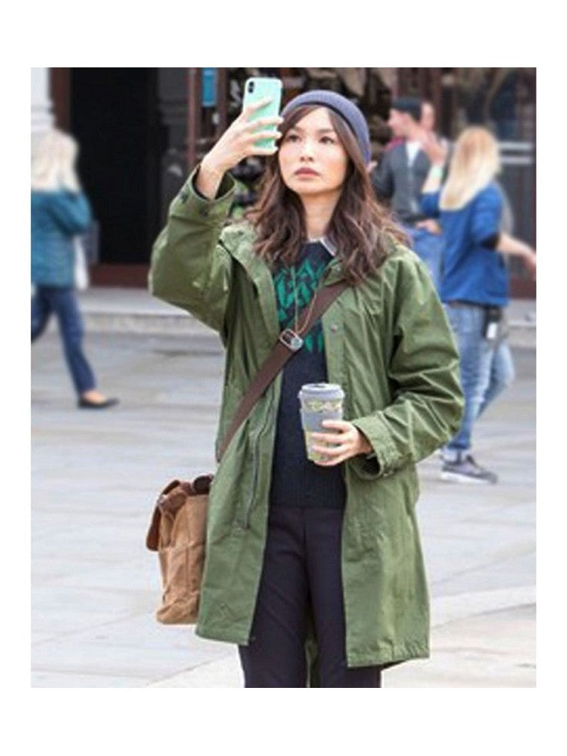 Eternals Sersi Green Cotton Coat
