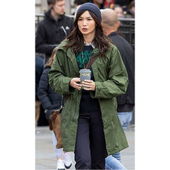 Eternals Sersi Green Cotton Coat