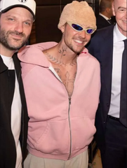 FIFA World Cup 2026 Justin Bieber Pink Hoodie