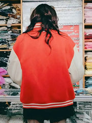 NYC 2026 Famke Janssen Varsity Jacket