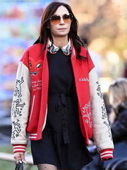 NYC 2026 Famke Janssen Varsity Jacket