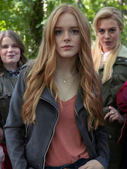 Abigail Cowen Fate The Winx Saga Black Jacket