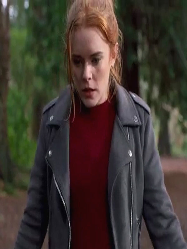 Abigail Cowen Fate The Winx Saga Black Jacket