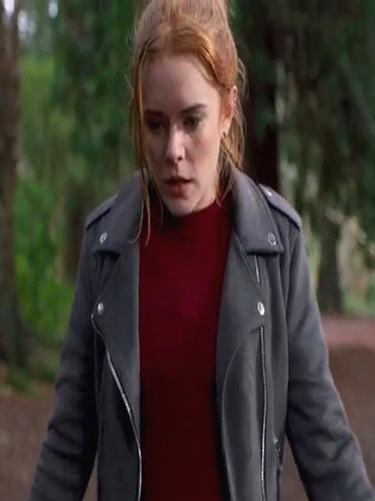 Abigail Cowen Fate The Winx Saga Black Jacket