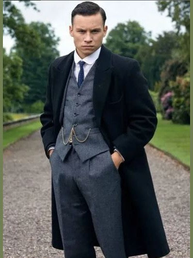 Finn Cole Peaky Blinders Long Black Coat