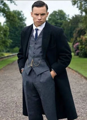 Finn Cole Peaky Blinders Long Black Coat
