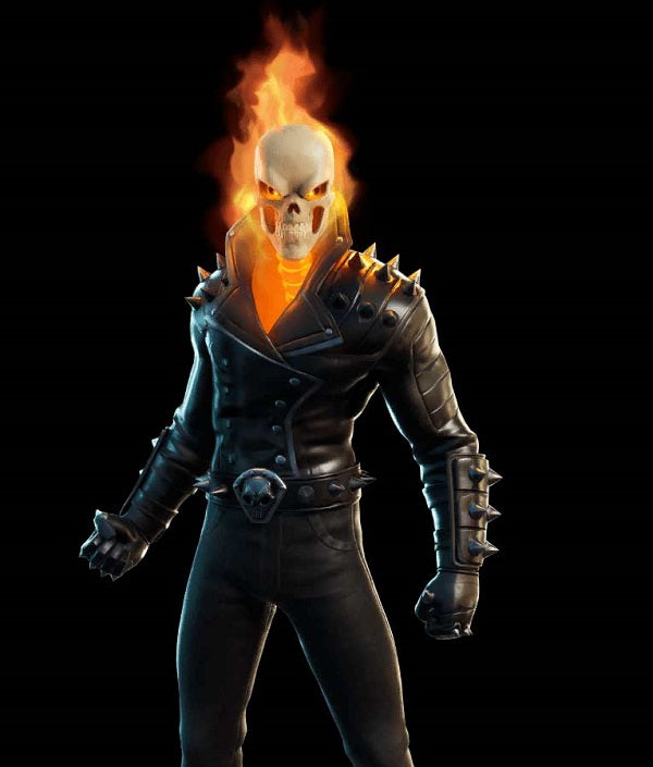 Fortnite Chapter 2 S04 Ghost Rider Cup Leather Jacket