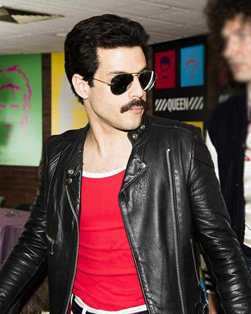 Freddie Mercury Black Leather Jacket