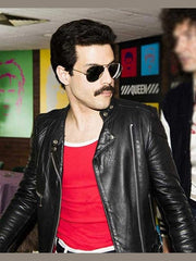 Freddie Mercury Black Leather Jacket