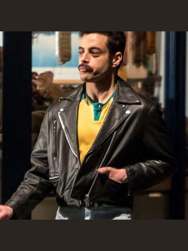 Freddie Mercury Bohemian Rhapsody Biker Leather Jacket