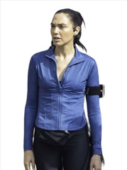 The Runner Gal Gadot Blue Track Jacket