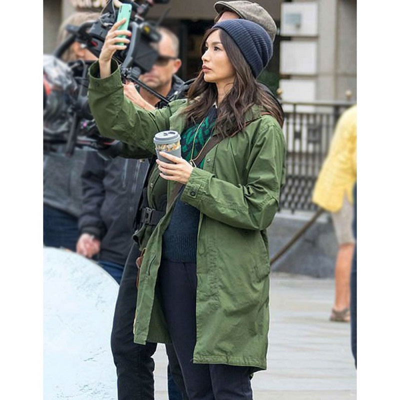 Eternals Sersi Green Cotton Coat