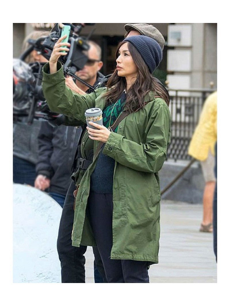 Eternals Sersi Green Cotton Coat