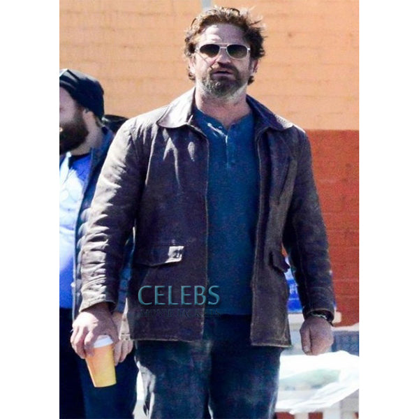 Den Of Thieves Gerard Butler Leather Jacket