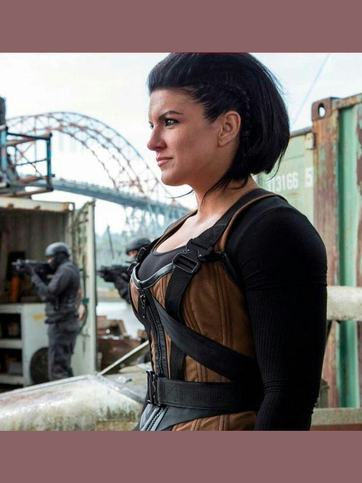 Angel Dust Deadpool Gina Carano Brown Vest
