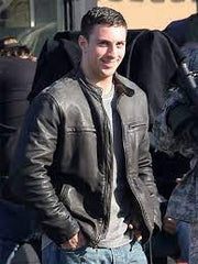 Godzilla Aaron Taylor Johnson Cafe Racer Black Leather Jacket