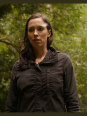 Godzilla vs. Kong Rebecca Hall Dark Brown Cotton Jacket