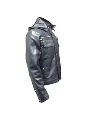 WWE Goldberg Hoodie Leather Jacket