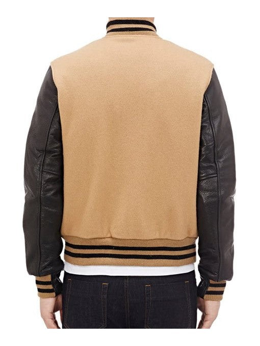 Mens Golden Bear Letterman Jacket