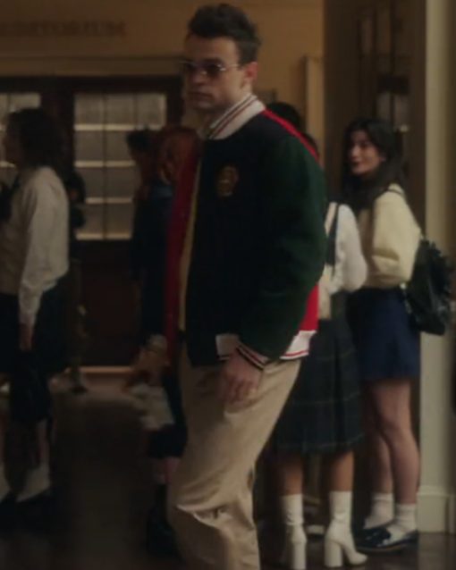 Max Wolfe Colorblock Varsity Jacket