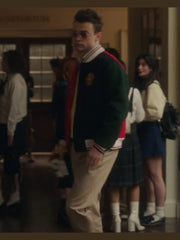 Max Wolfe Colorblock Varsity Jacket