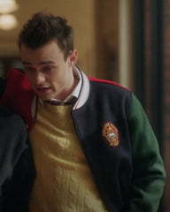 Max Wolfe Colorblock Varsity Jacket
