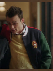 Max Wolfe Colorblock Varsity Jacket