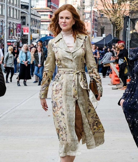 The Undoing Nicole Kidman Floral Coat
