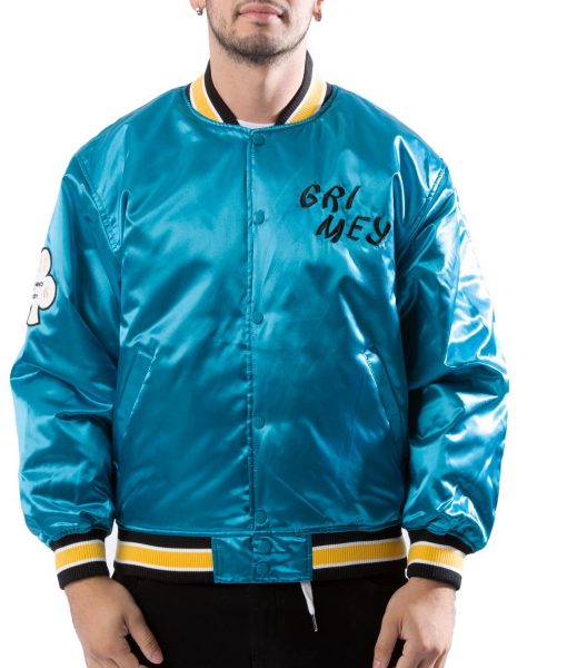 Grimey Destroy All Fear Reversible Bomber Jacket