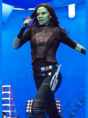 Gamora Leather Jacket From Guardians Of The Galaxy Vol 2