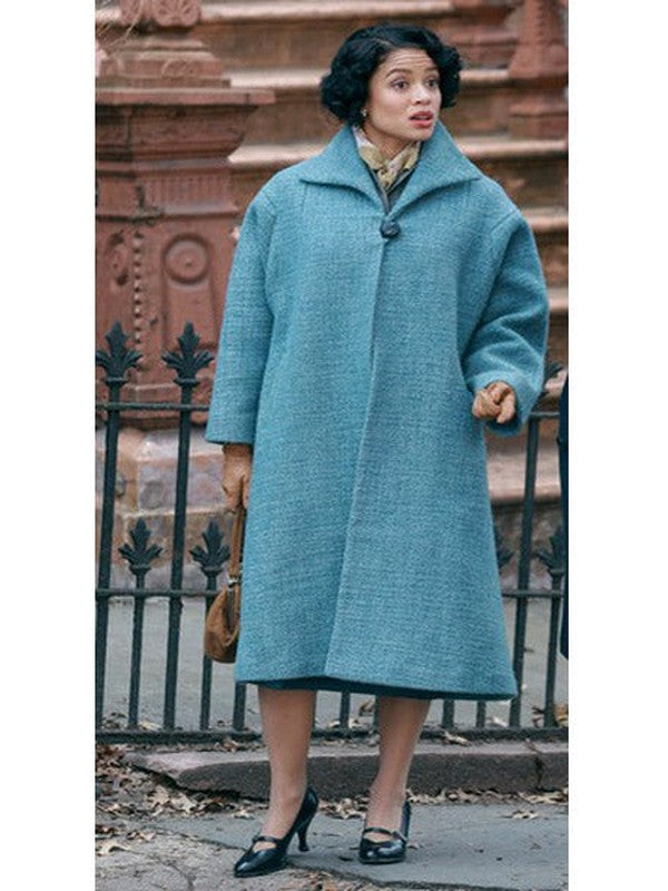 Motherless Brooklyn Gugu Mbatha Raw Coat