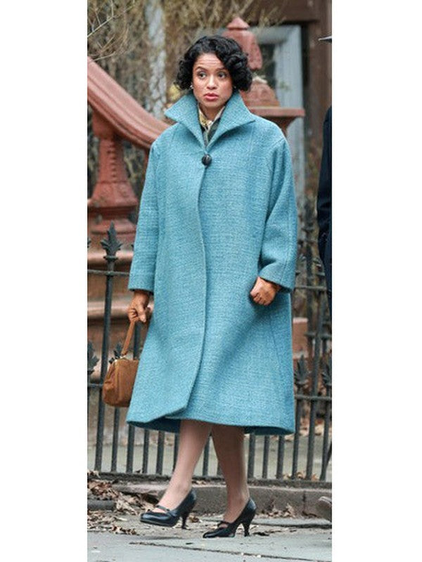 Motherless Brooklyn Gugu Mbatha Raw Coat