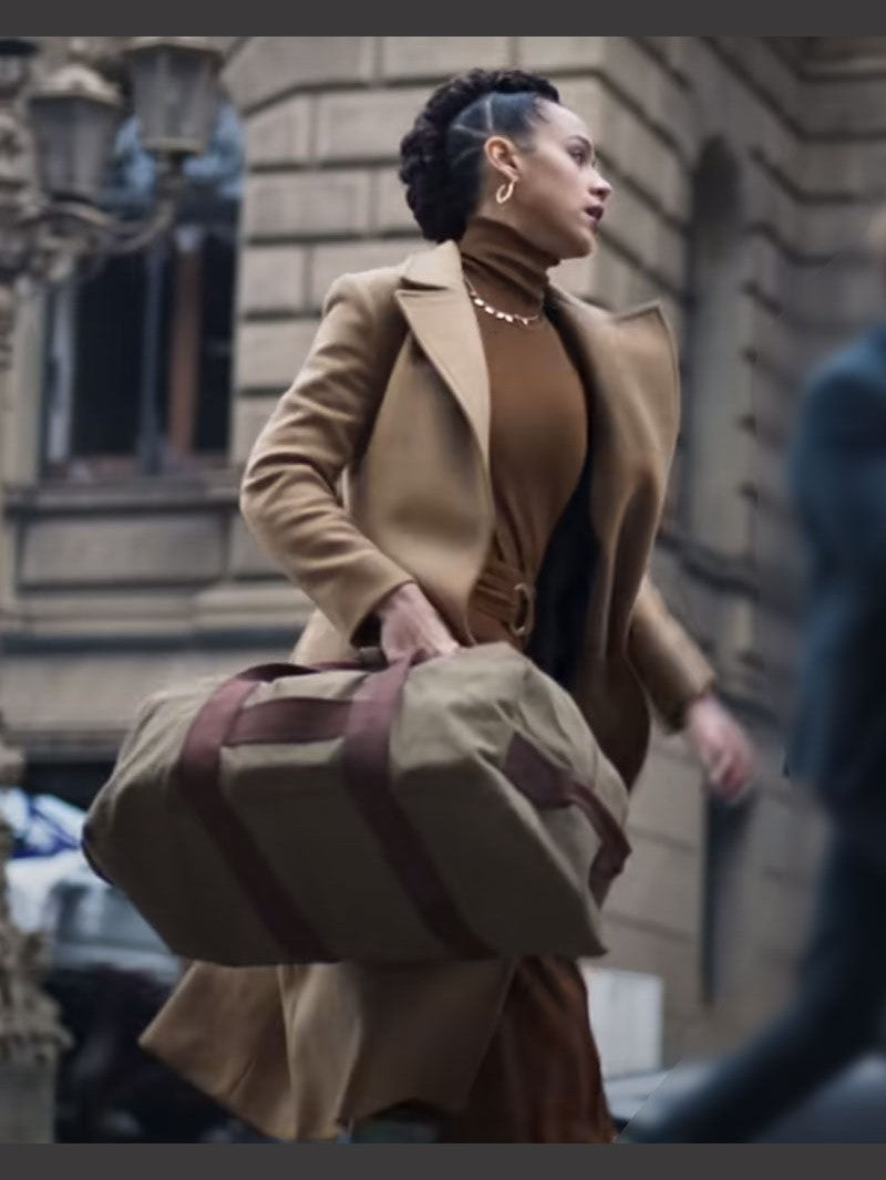 Army of Thieves Gwendoline Brown Coat